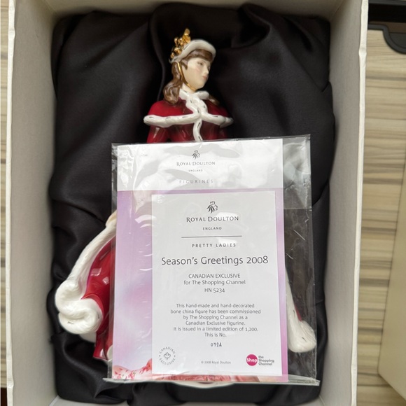 SEASONS GREETINGS ROYAL DOULTON 2008 - Picture 3 of 6